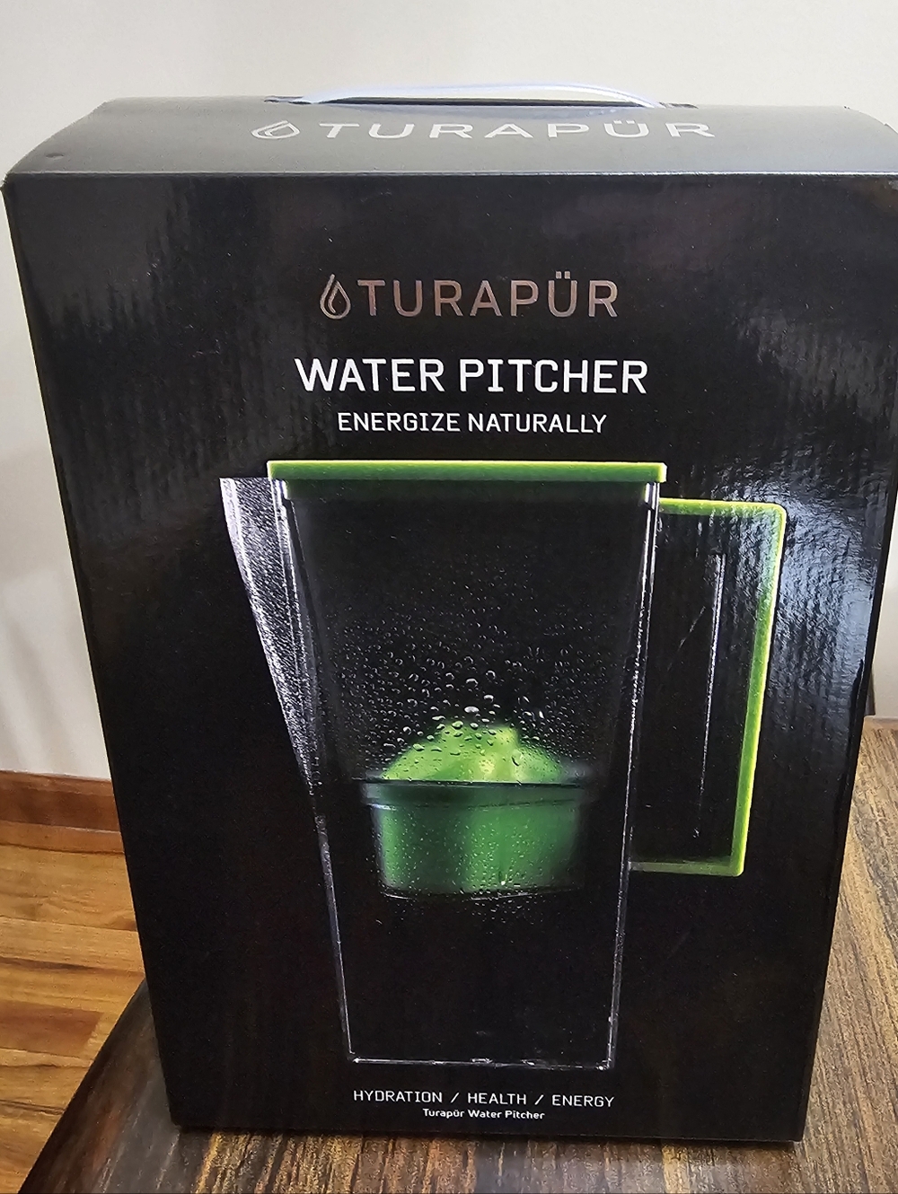 Turapur Water Pitcher in Green Accent